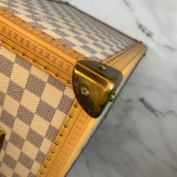 Louis Vuitton Damier Azure Trunk Boite Flacons Beauty Case Monogram Train Trunk - Picture 11 of 15